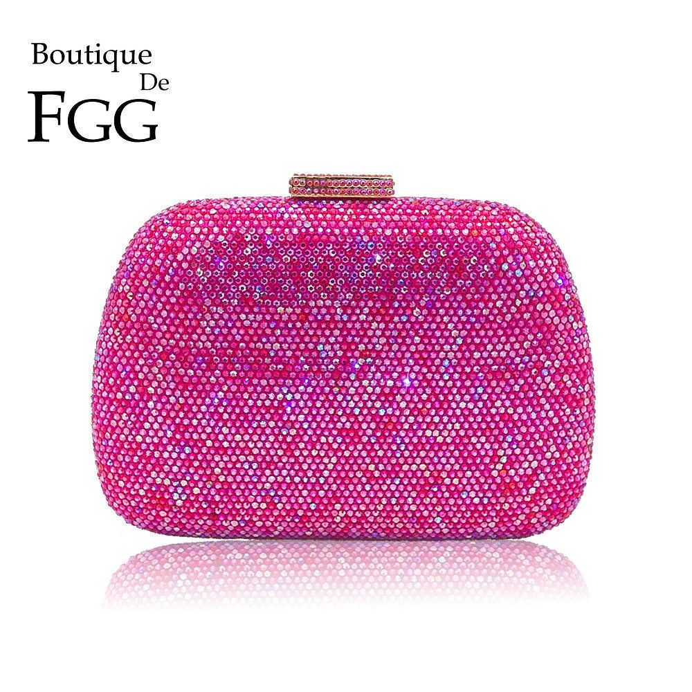 hot pink evening bag