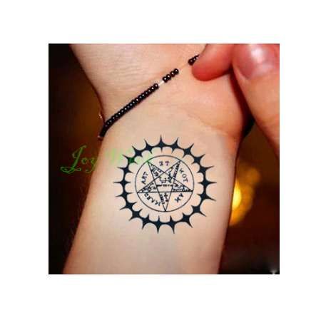 Водонепроницаемая Временная Татуировка Наклейка Black Butler Contract Symbol Compass Anime Tatto Flash Tatoo Поддельные Татуировки Для Мужчин Женщины От 341 руб.