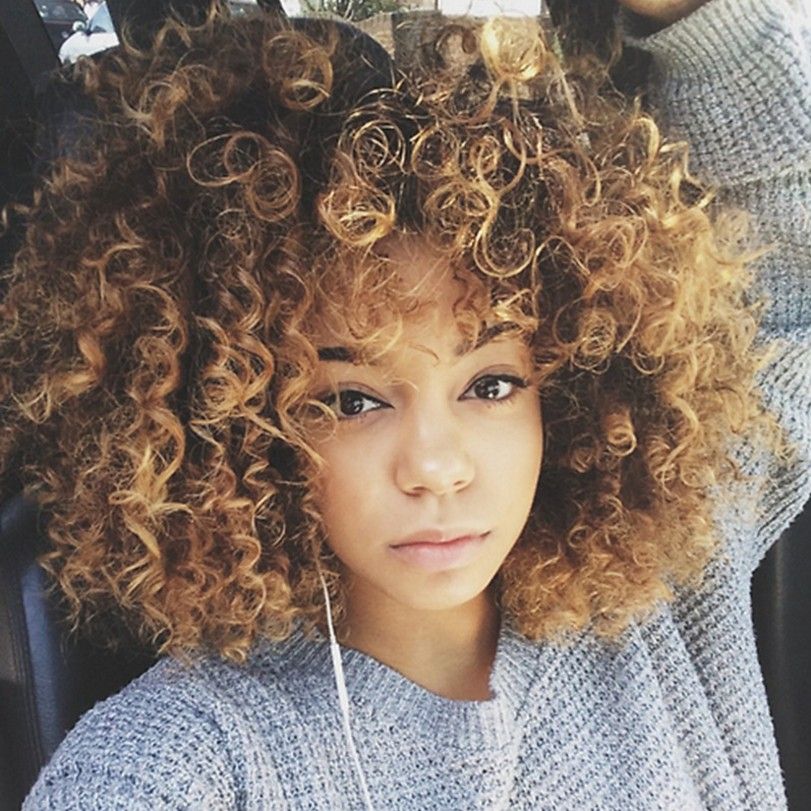 High Temperature Fiber Mixed Brown And Blonde Color Synthetic