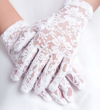 short lace gloves