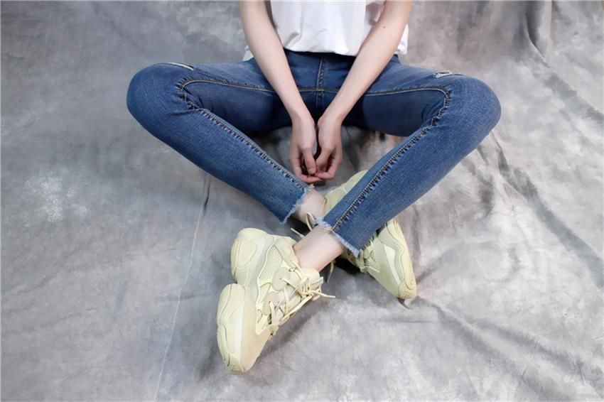 2018 New Desert Rat 500 Cena Moon Yellow Db2908 Powder Practical Leather Sneaker Calzado Deportivo Sport 500 Suede Blush Father Shoes And Box Por 2018 New Desert Rat 500 Cena Moon Yellow Db2908 Powder Practical Leather Sneaker Calzado Deportivo Sport 500 Suede Blush Father Shoes And Box Por