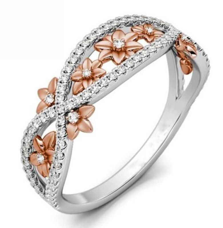 Grosshandel Sommeraktion Juweliergeschafte Ringe Verlobungsversprechen Eheringe Schmuck Rosegold Blumenringe Kaufen Sie Eins Erhalten Sie Eines Kostenlos Von Steel Love You 1 35 Auf De Dhgate Com Dhgate