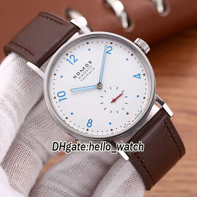 Kaufen Sie Günstige New 16 Style NOMOS Glashuttte Neomatik 1201 Weißes  Zifferblatt Automatische Herrenuhr Braunes Lederarmband Herrenuhren Billig  | Schnelle Lieferung Und Qualität | De.Dhgate