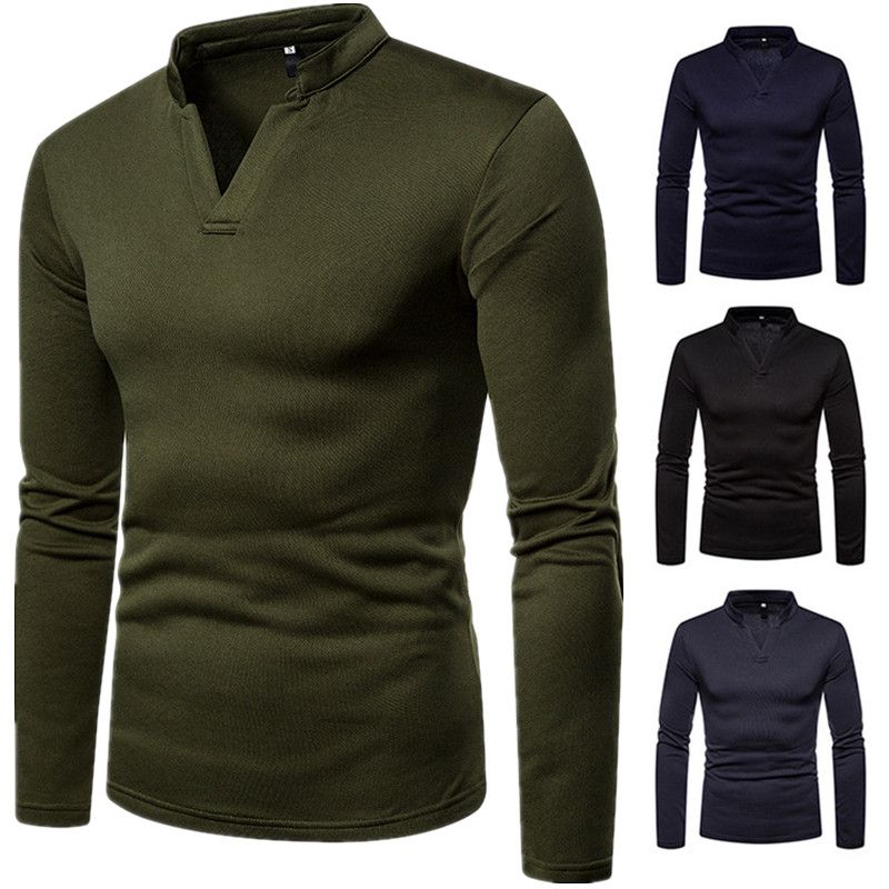 long sleeve polo sweatshirts