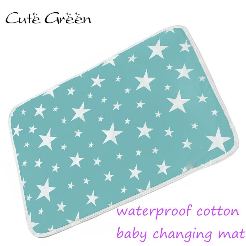 Baby Cotton Changing Mat Portable Foldable Washable Infants