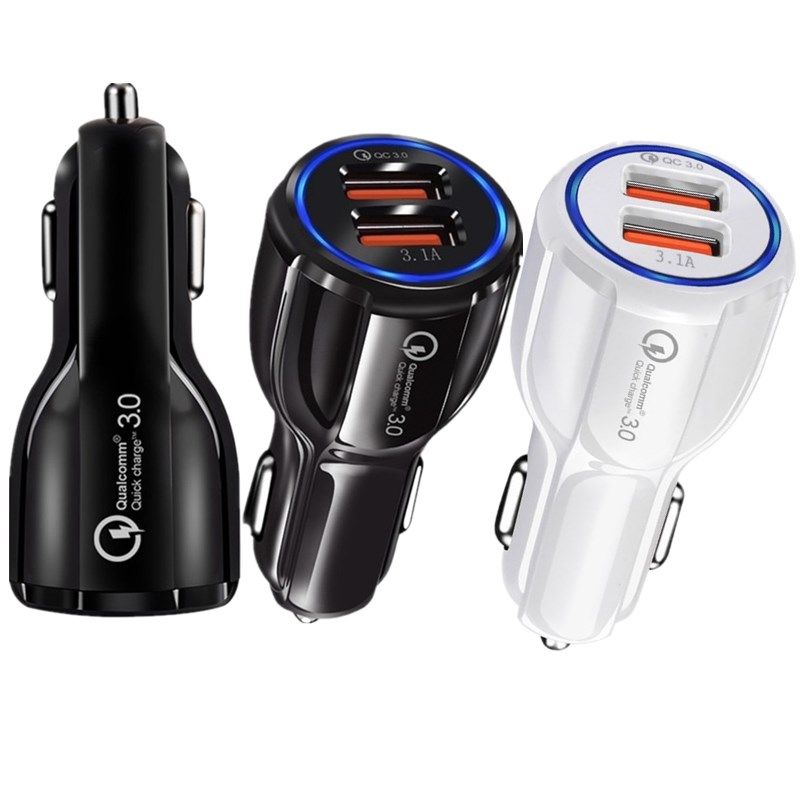 Quick Charge 3.0 Car Charger Fast Adaptive Car Chargers For Iphone 6 7