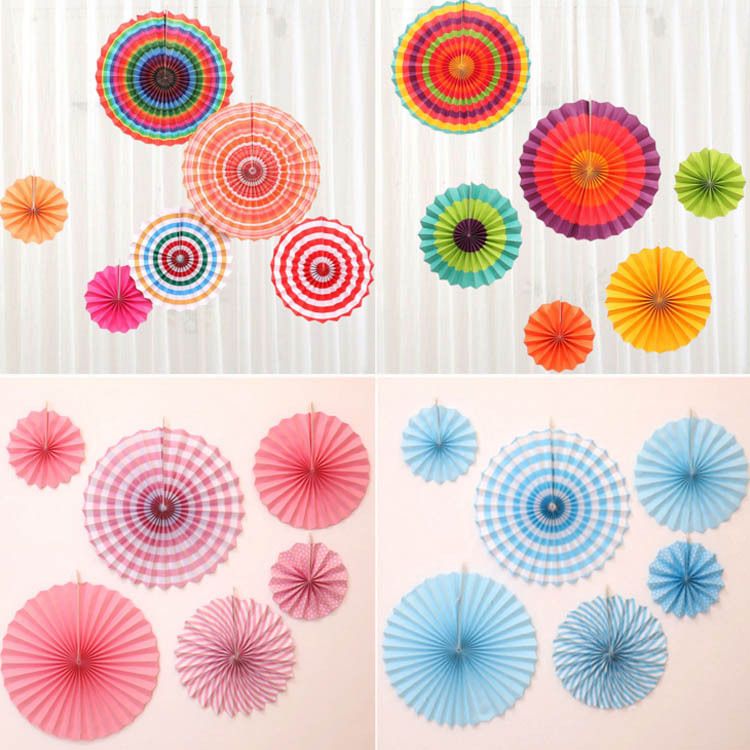 paper fan wedding decorations
