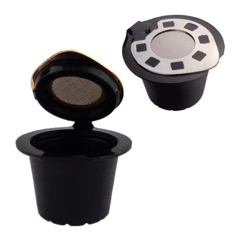 Caffè filtro caffè setaccio in plastica wiederbefuellbare riutilizzabili Filtro per capsule da caffè Nespresso Filtro permanente senza carta come mano Filtro per caffè in polvere 