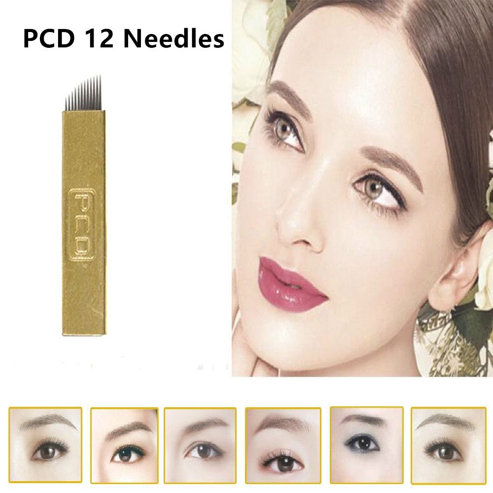 Grosshandel Microblading Nadel Pcd12 Stift Slope Augenbrauen Tattoo Blatt Fur Permanent Make Up Tinte Manuelle Pen 3d Augenbrauen Stickerei Maschine Liefert Von Beauty S 10 2 Auf De Dhgate Com Dhgate