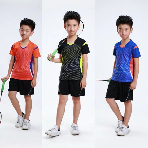 Conjunto de ropa de bádminton para niños, chándal tenis deportivo para niñas, conjunto de bádminton
