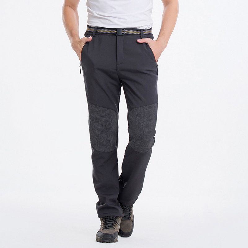 SOLOYEE Pantaloni Outdoor da Uomo da Trekking Addensati Plus da Foderati in  Velluto Impermeabili Pantaloni Funzionali Softshell ad Asciugatura Rapida  con Cintura Regolabile lencicol Escursionismo Abbigliamento sportivo  specifico