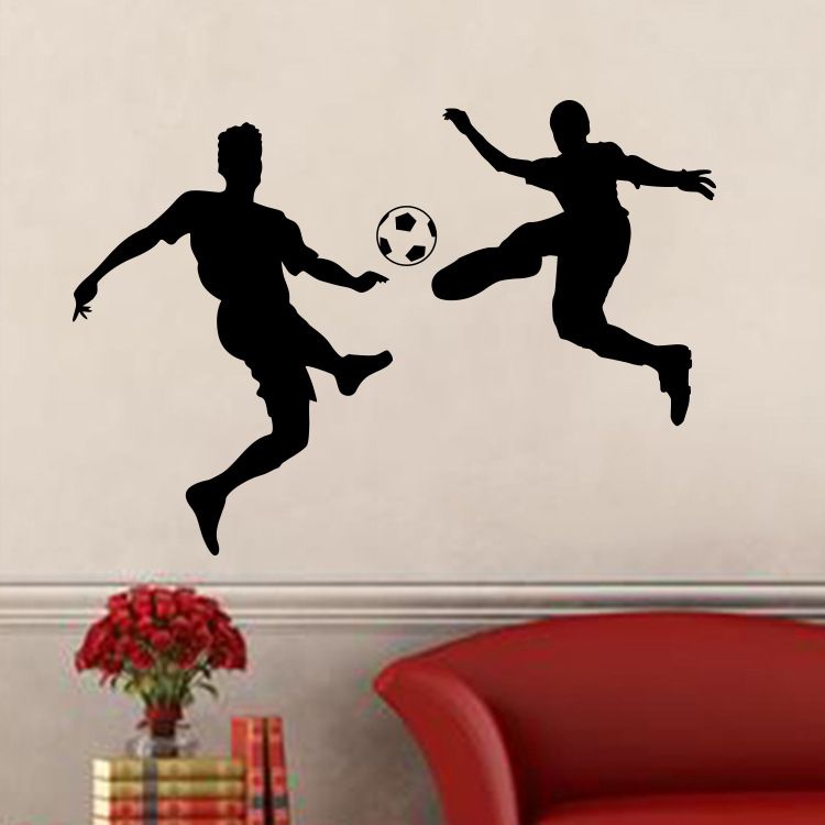 Beckham football Wall Sticker Pvc Wall Art Stickers Modern Fashion Wallsticker