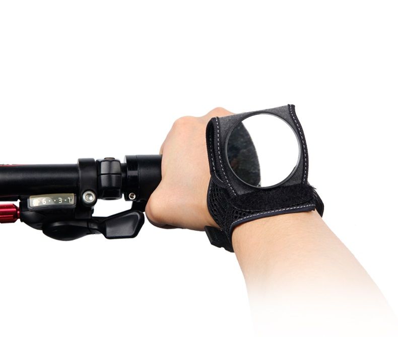 Adjustable Bicycle Wristband Bike Cycling Back Rear View Mirror Wrist Strap