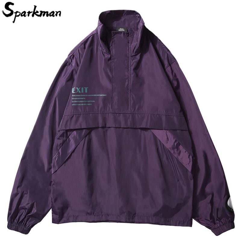 pullover track jacket