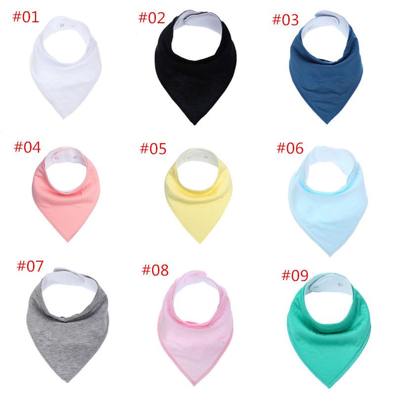 bandana bibs solid color