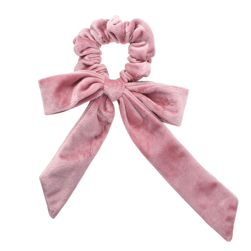 Ponytail Holder Ribbon Bows Elastic Hair Bands Velvet Scrunchies Hair Rope Ponytail Holder Ribbon Bows Elastic Hair Bands Velvet Scrunchies Hair Rope