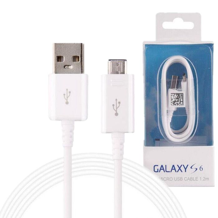 Cabel cargador original OEM cargador rápido Cable de 1,2 m 2A Micro USB Samsung