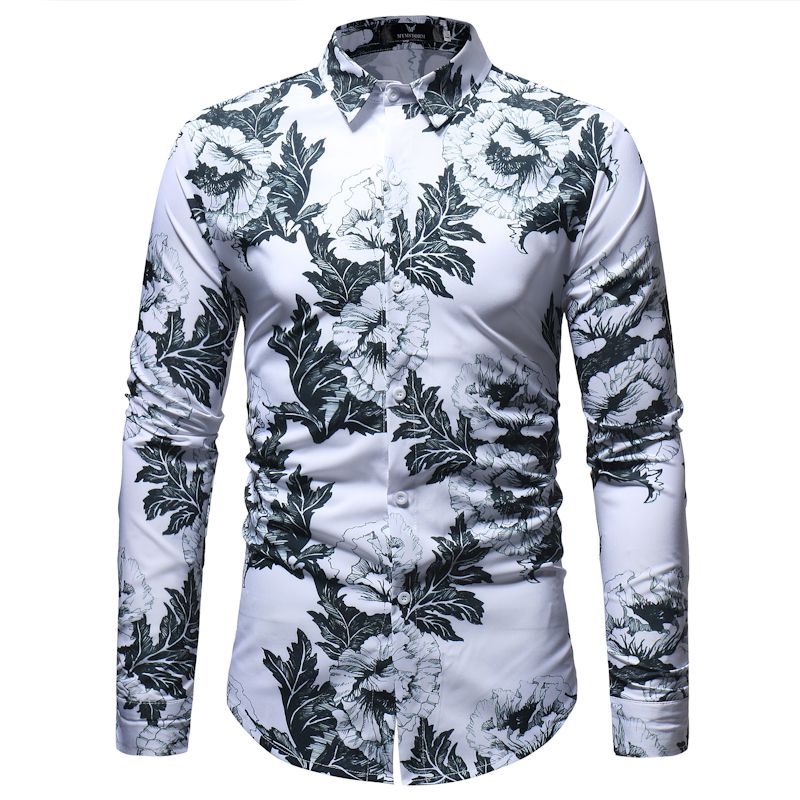 chemise a fleur homme