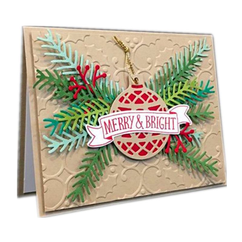 Christmas Snow Tree Metal Cutting Dies Stencils DIY Paper Cards Craft Embossing