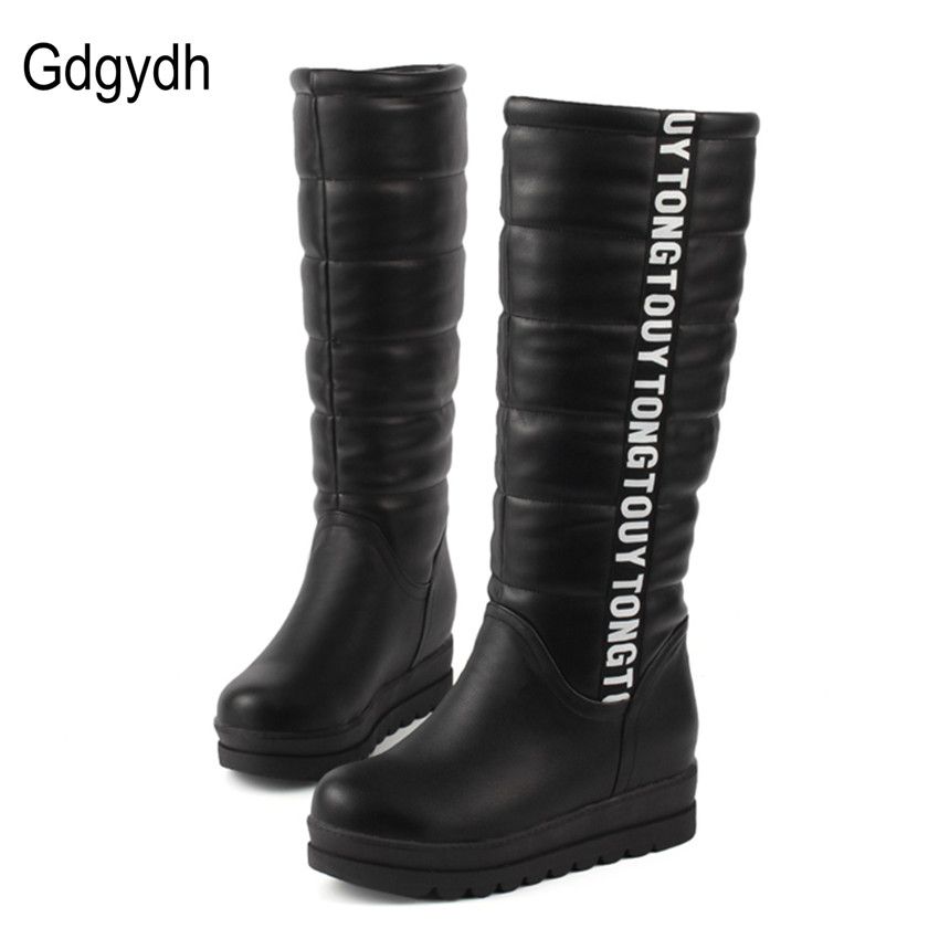 Acquista Gdgydh Winter Women Shoes Stivali Alti Al Ginocchio Scarponi Da Neve Donna Stivali Da Montagna In Velluto Termico Scarpe Imbottite In Cotone Taglia 34 43 A 34,29 € Dal Prosperoot | DHgate.Com
