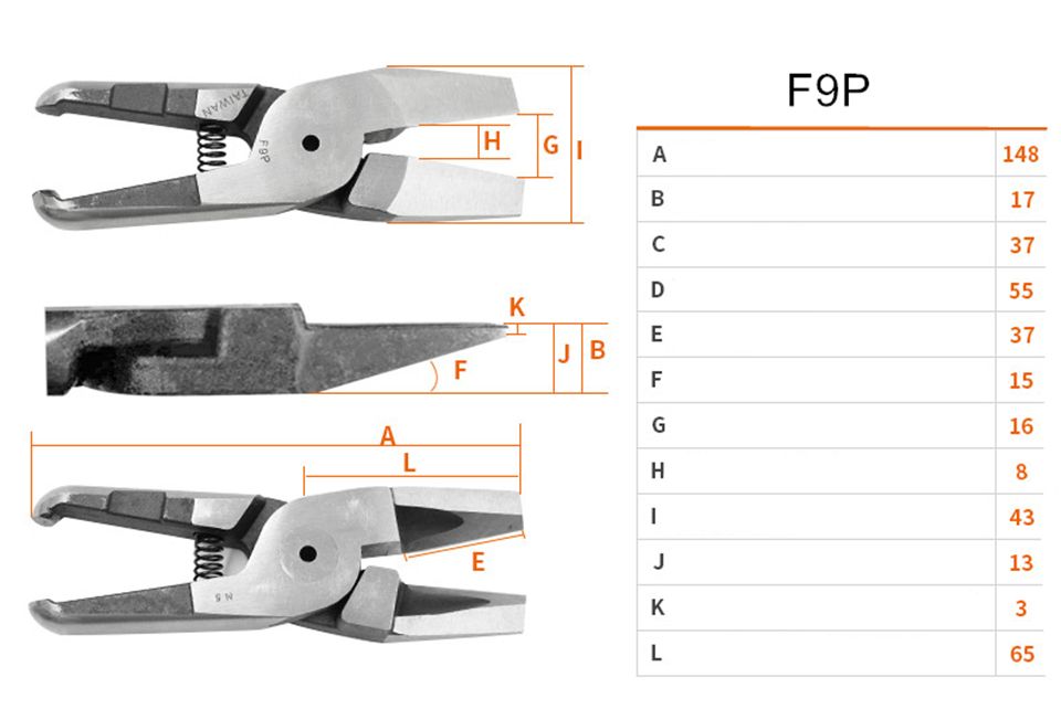 F9P Blade 1pc alleen