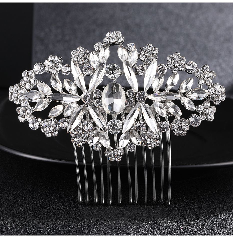 diamond hair clips for prom