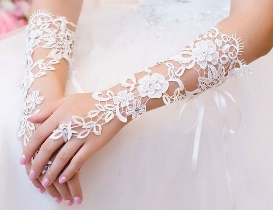 Acheter Pas Cher Gant De Mariage, Gant De Mariée Coréen Blanc Long, Gants  De Dentelle Nuptiale Et Robe De Mariée Du 4,53 € | Fr.dhgate