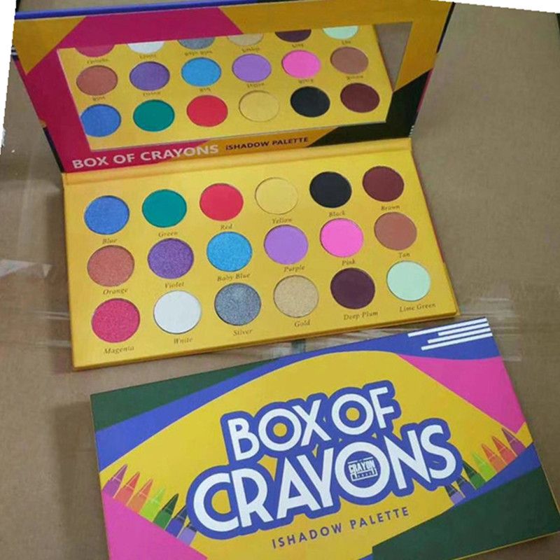 IN STOCK!makeup Palette BOX OF CRAYONS Cosmetics Eyeshadow Palette
