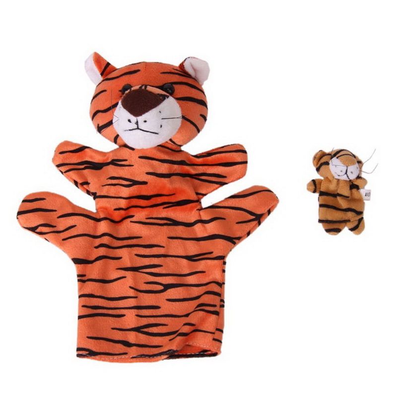 tiger hand puppet