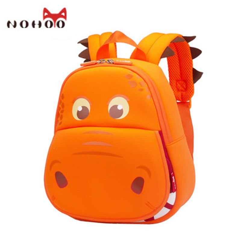 Lengua macarrónica escalada Autocomplacencia Nohoo Mochila Bebé Bebé Bolsas a prueba de agua para adolescentes Niñas  Hipopótamo Hipopótamo Mochila escolar