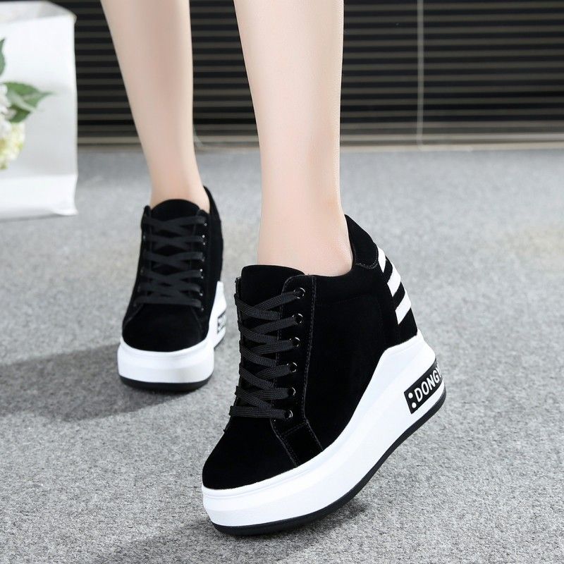 high heel wedge sneakers