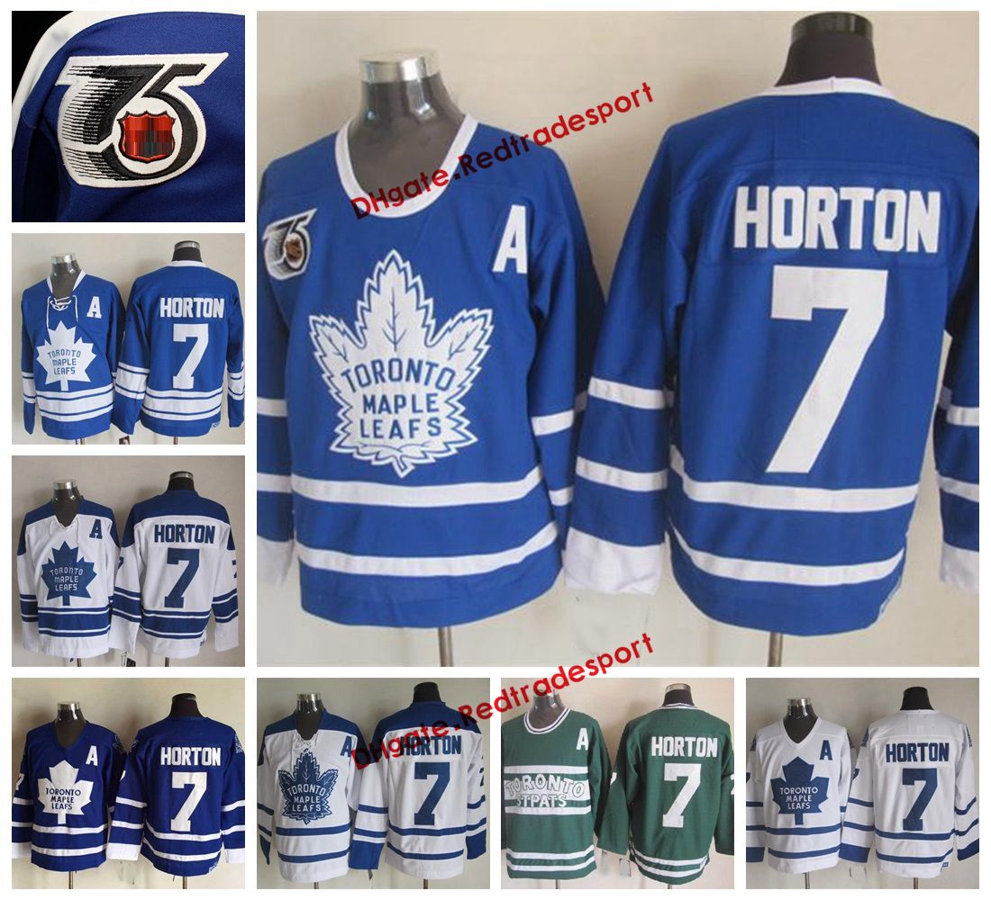 Vintage Toronto Maple Leafs Tim Horton Hockey Jerseys Home Blue