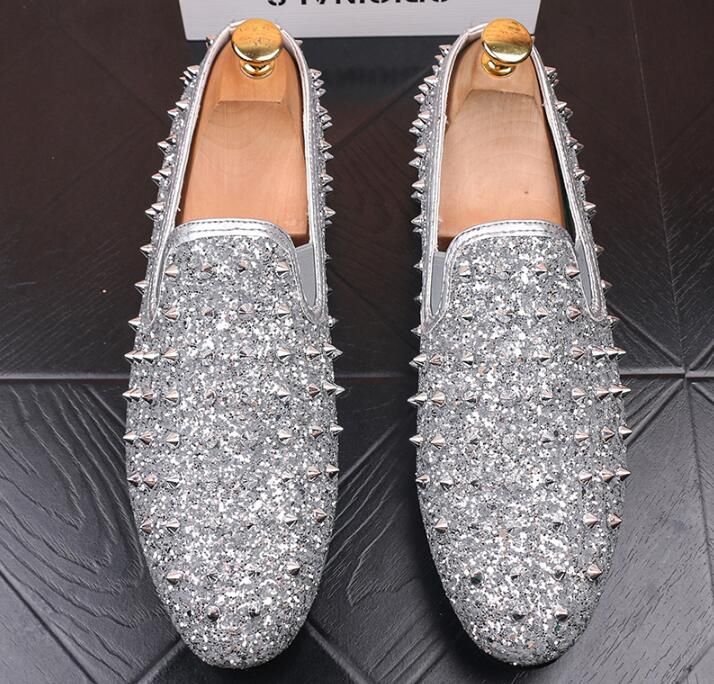 gray prom shoes