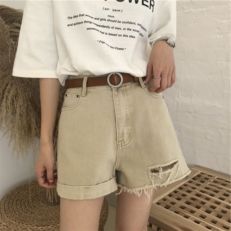 loose denim shorts womens