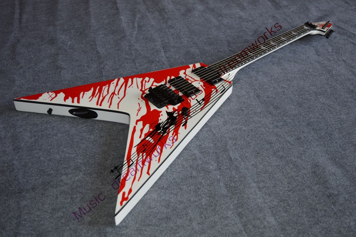 Compra Las Guitarras Eléctricas Flying V Personalizadas Y La Nueva Marca De  2017, Cuerpo Y Cuello De Caoba, Se Pueden Personalizar. Barato | Entrega  Rápida Y Calidad | Es.Dhgate