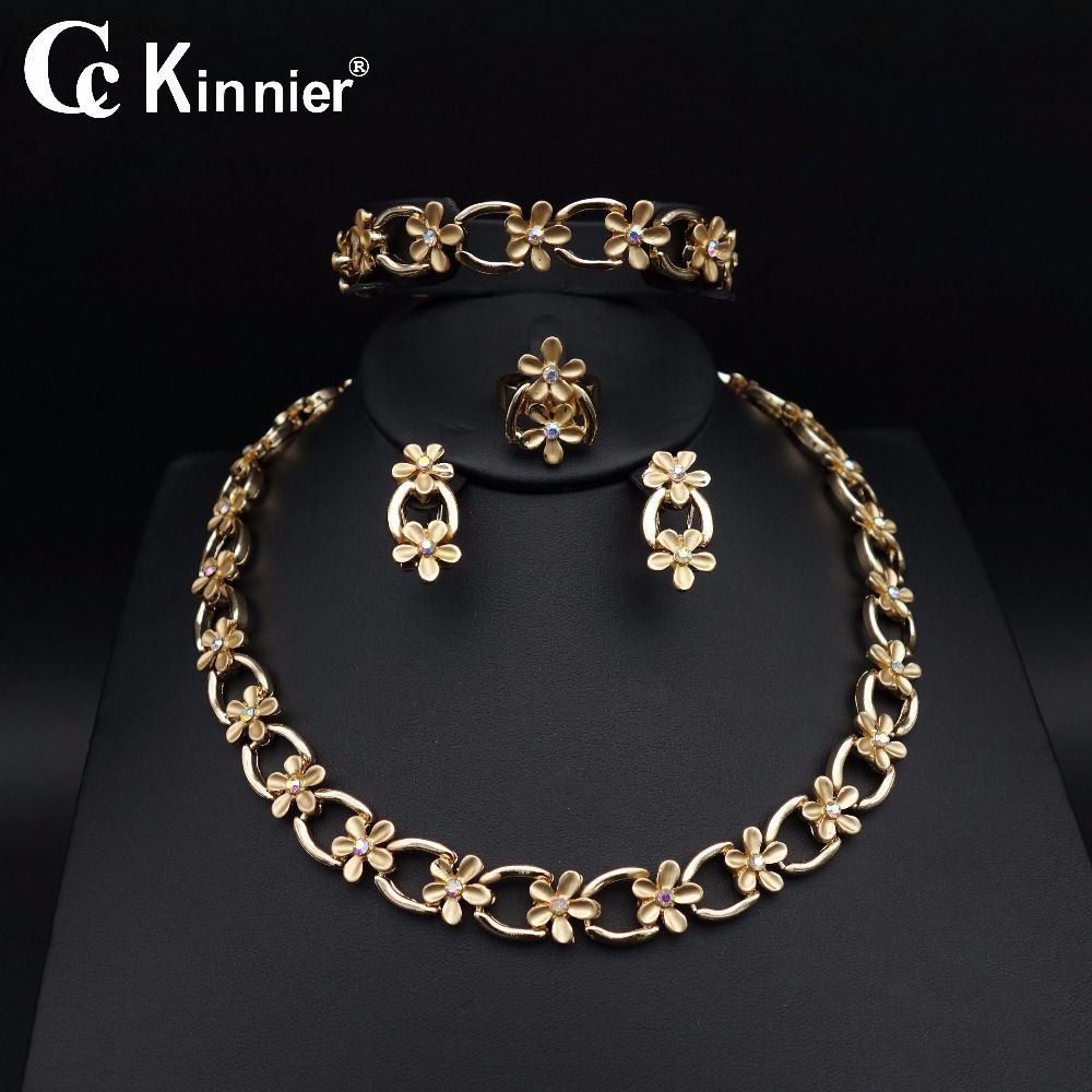 Whole Salenew African Dubai Gold Color Fashion Wedding Jewelry
