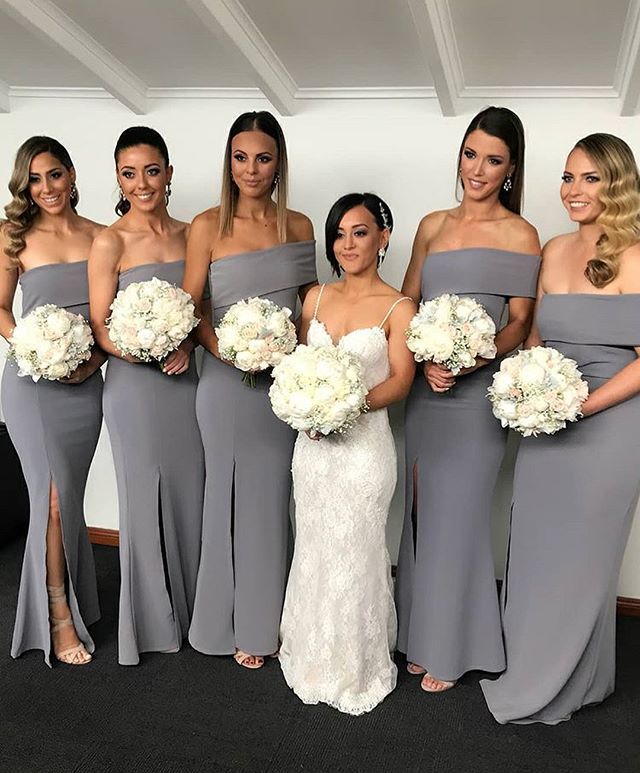 elegant wedding party dresses