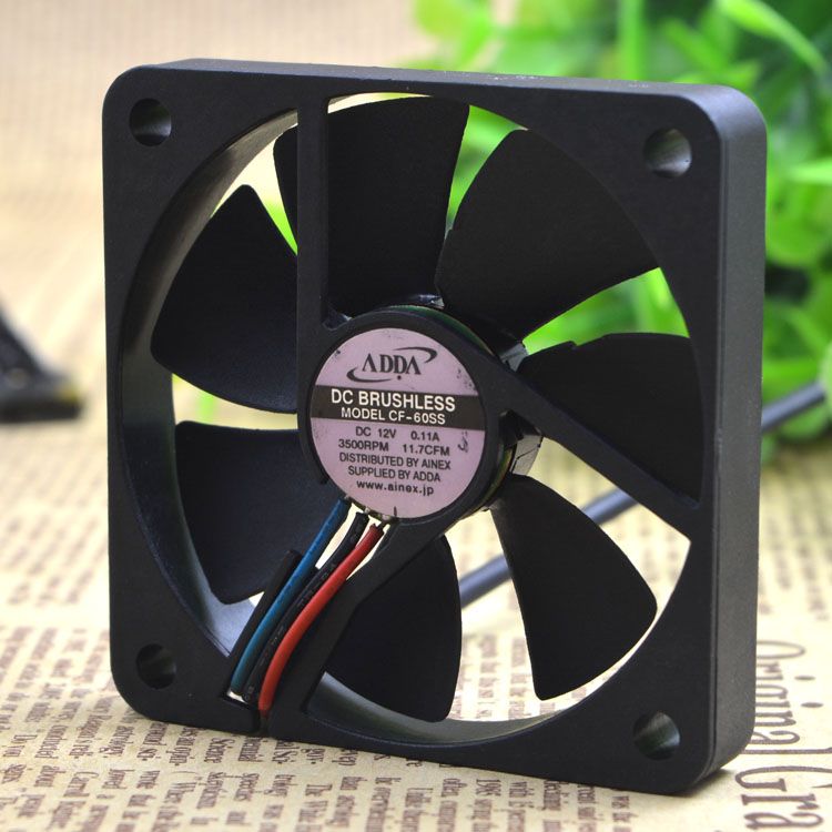 ; AD0612LB-G76-LF ; ADDA AD0612LB-G76 T NO HEATSINK 60x60x10mm Server Square Fan ONLY ; AD0612LB-G76-LF ; ADDA AD0612LB-G76 T NO HEATSINK 60x60x10mm Server Square Fan ONLY