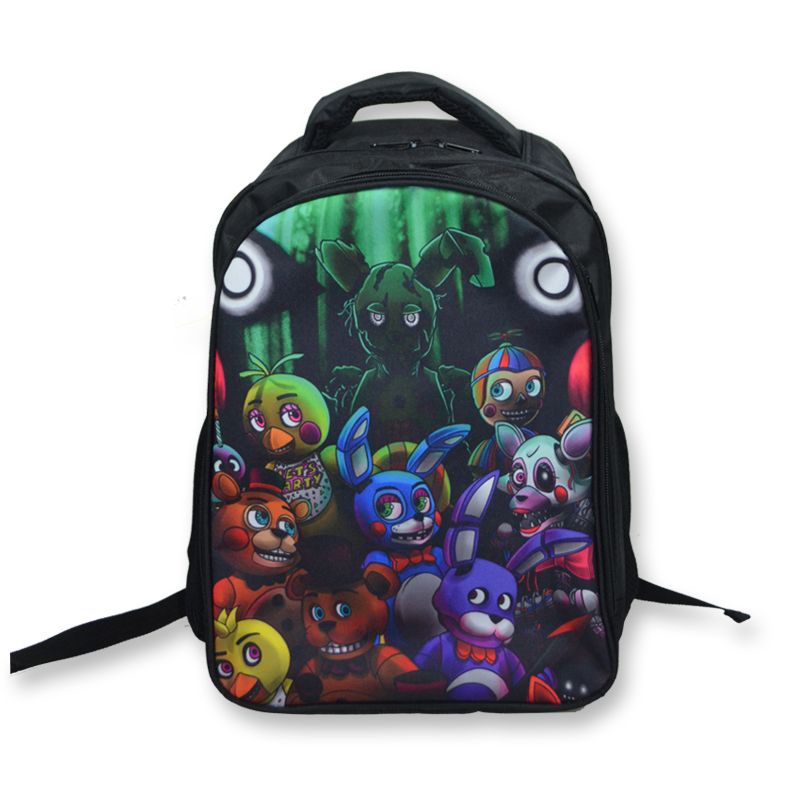 FNAF Five Nights At Freddy/'s Character Backpack School Shoulder Bag Kids Boys