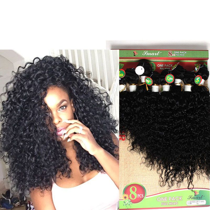Afro Kinky Curly Human Hair Weave Jerry Curly Hair Bundles 8 10 12