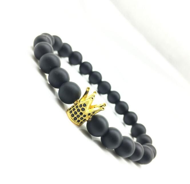 Matte Onyx+Gold Plated Crown