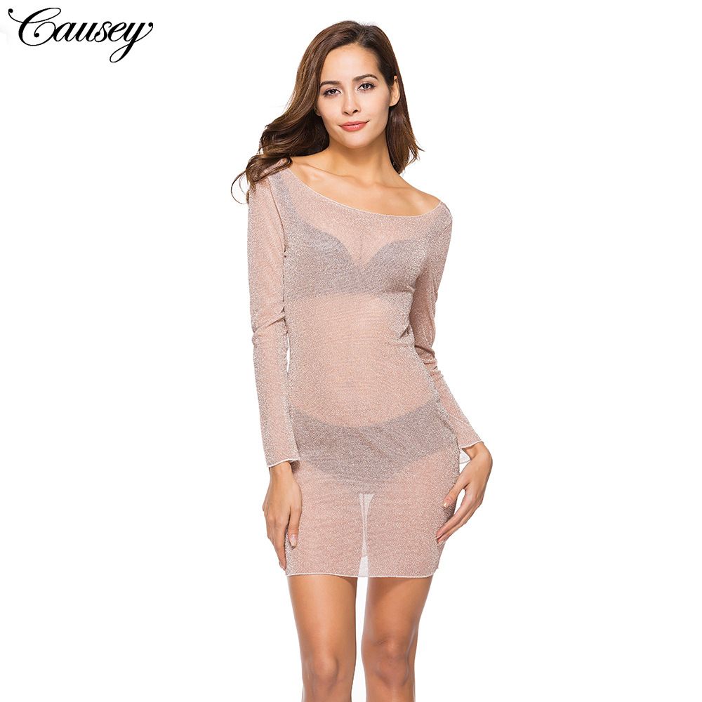 tight sheer dress