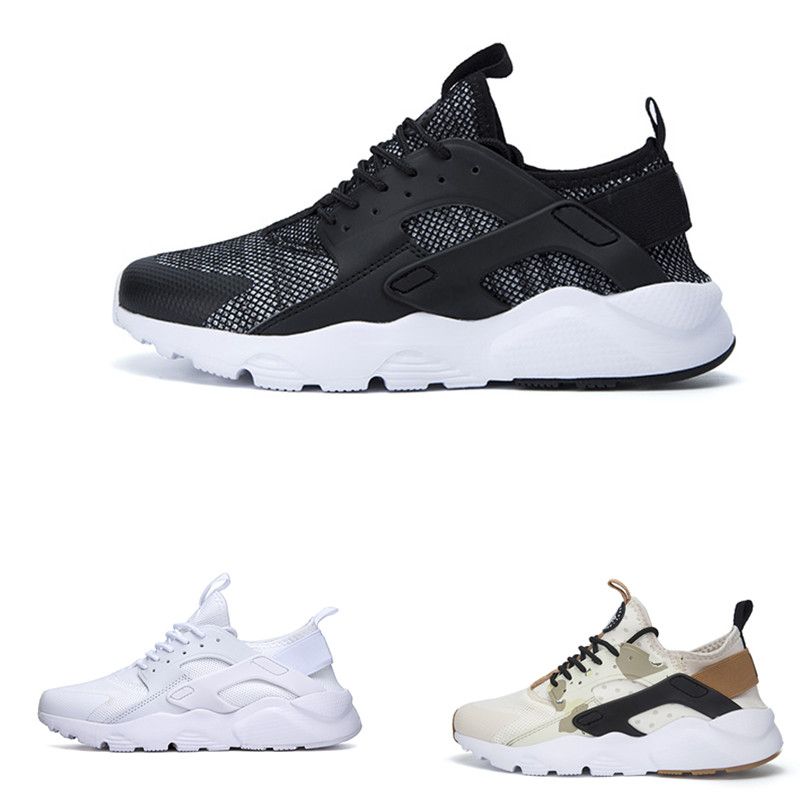 huarache noir blanc gris