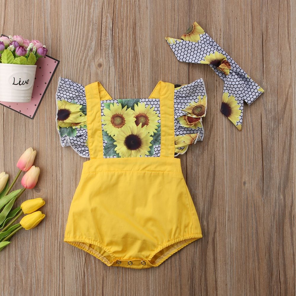 sunflower infant outfit