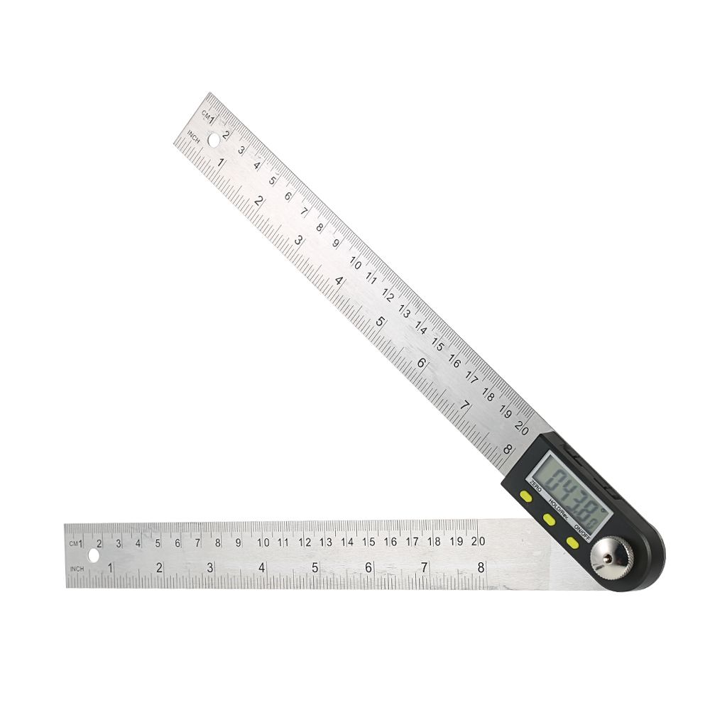 0-200mm 8/'/' Digital Angle finder Ruler Electron Protractor Measuring Tool 360°
