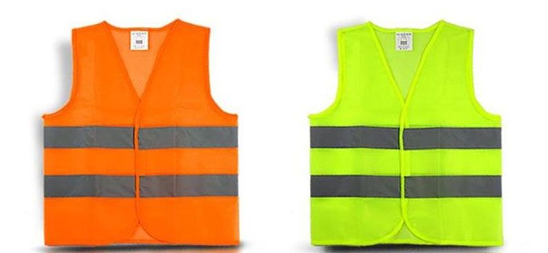 DHL gratis Seguridad Chaleco de seguridad Chaqueta Tiras reflectantes Ropa de trabajo Ropa