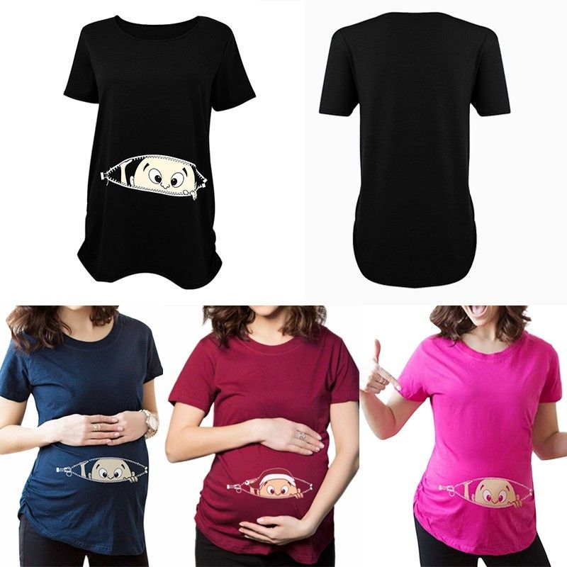 t-shirt femme enceinte avec inscription