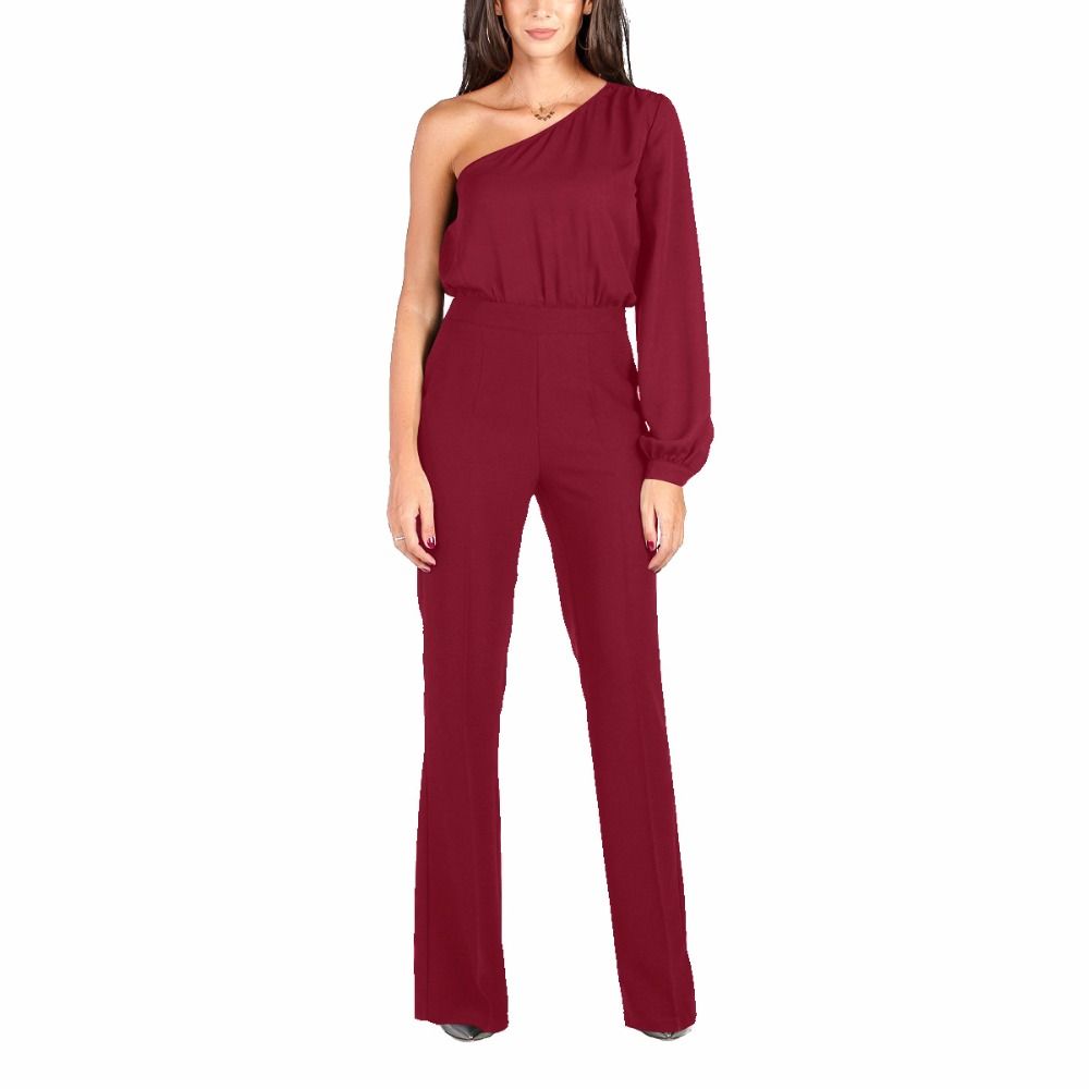 wine color jumpsuit
