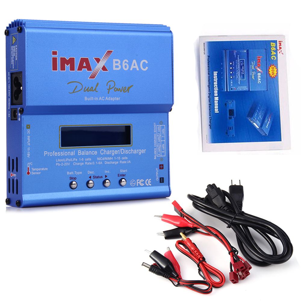 Imax B6ac Digital Ac 80w Lipo Nimh Nicd Lithium Battery Balance Charger Discharger With Lcd Screen Power Supply Eu Plug Rc B6 Ego E Cig Charger Electronic Cigarette Usb Charger From Xugang284122819