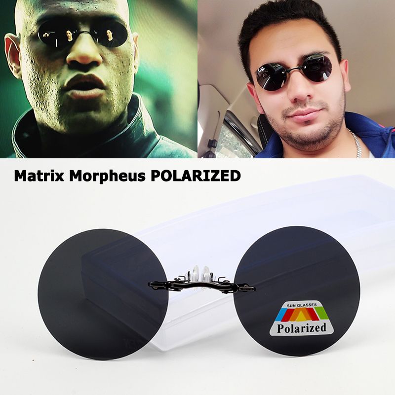 JackJad Matrix Morpheus Rotonda Di Stile Rimsless Occhiali Da Sole  Polarizzati Degli Uomini Di Guida Brand Design Morsetto Naso Occhiali Da  Sole Da 10,38 € | DHgate Italy